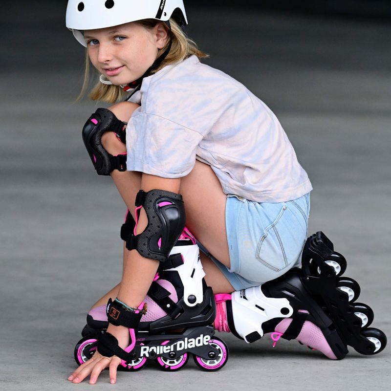 Rolki dziecięce Rollerblade Microblade Jr pink/white 8