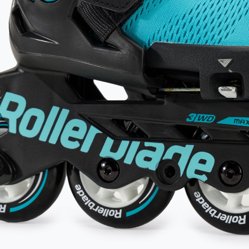 Rolki dziecięce Rollerblade Microblade Jr aqua/black 5