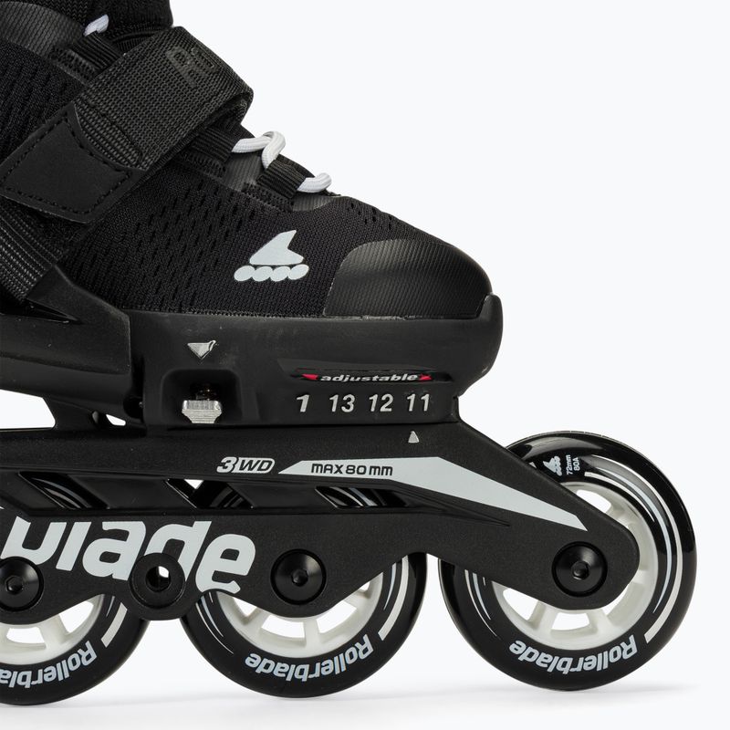 Rolki dziecięce Rollerblade Microblade Jr black/white 7