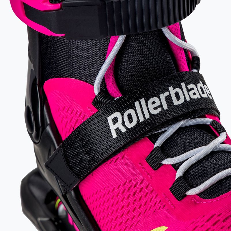 Rolki dziecięce Rollerblade Microblade Jr pink/light green 6