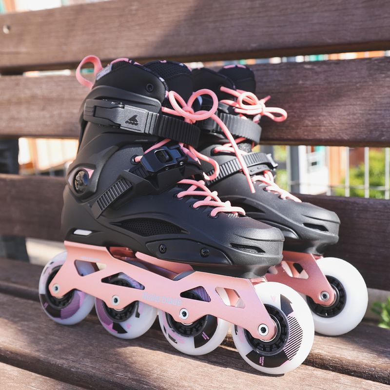 Rolki damskie Rollerblade RB PRO X W black/rose gold 14