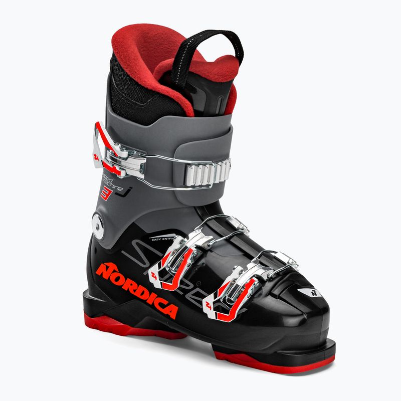 Buty narciarskie dziecięce Nordica Speedmachine J3 black/anthracite/red