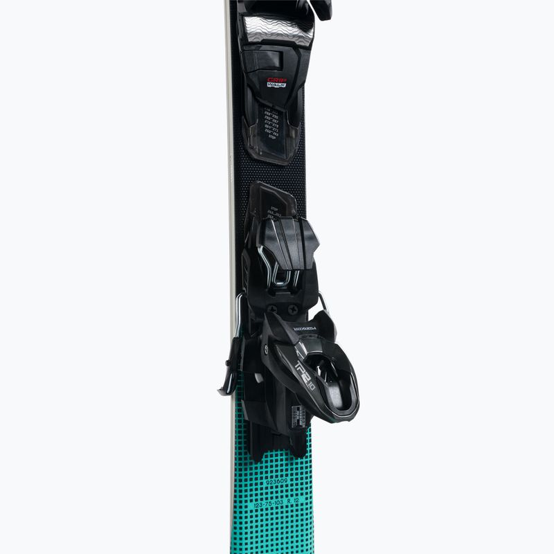 Narty zjazdowe Nordica Belle 75 + wiązania TP2 10 anthracite/teal 7