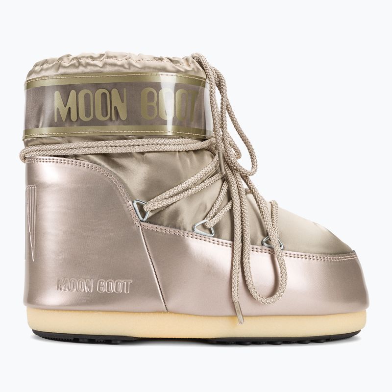 Śniegowce damskie Moon Boot Icon Low Glance 2023 platinum 2