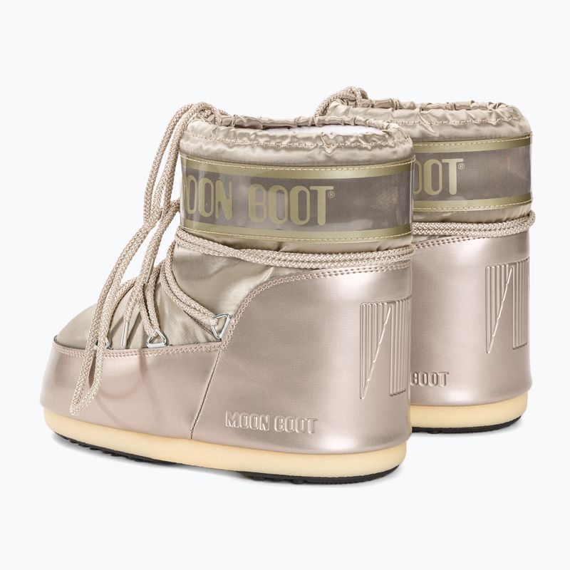 Śniegowce damskie Moon Boot Icon Low Glance 2023 platinum 3
