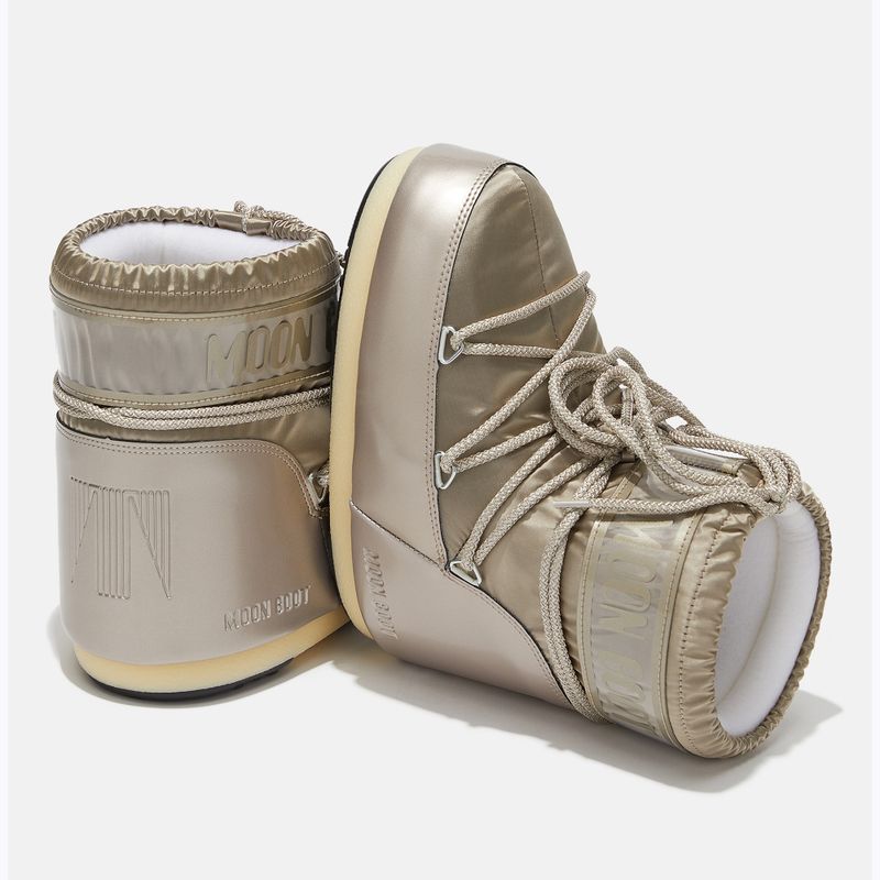 Śniegowce damskie Moon Boot Icon Low Glance 2023 platinum 7