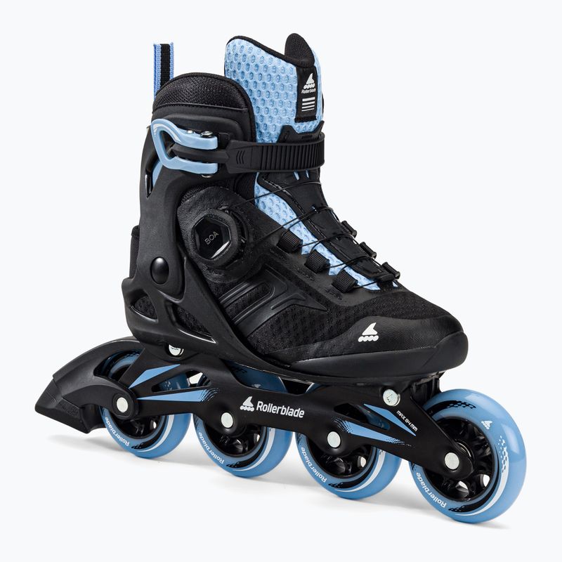 Rolki damskie Rollerblade Macroblade 84 BOA W black/powder blue