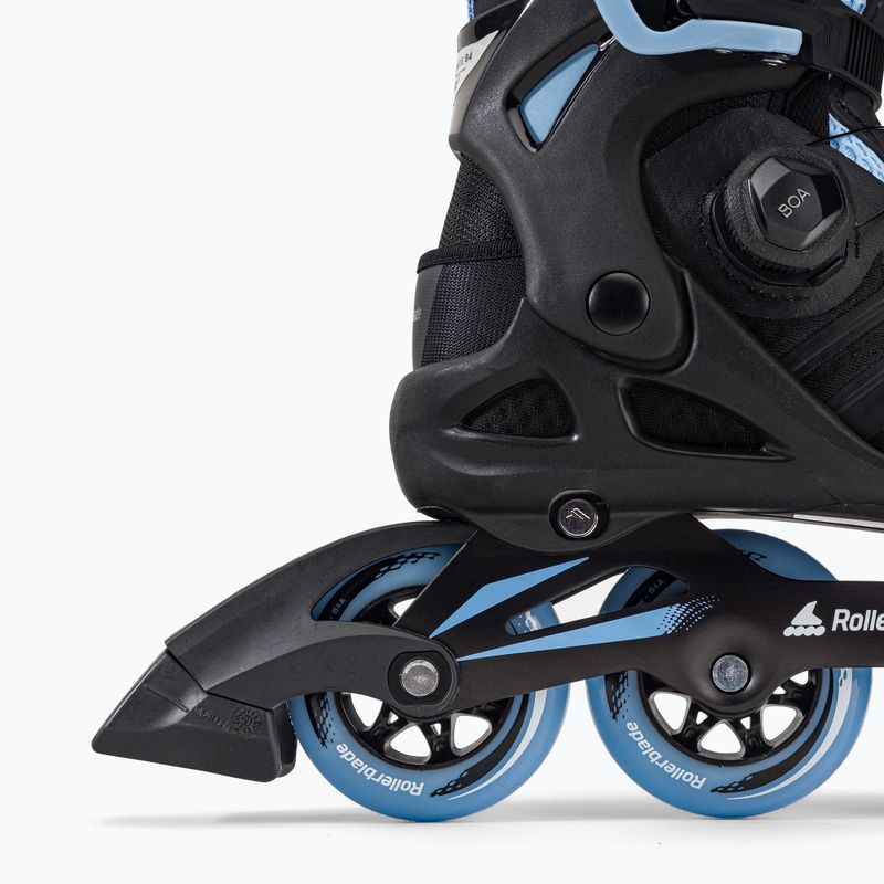 Rolki damskie Rollerblade Macroblade 84 BOA W black/powder blue 7