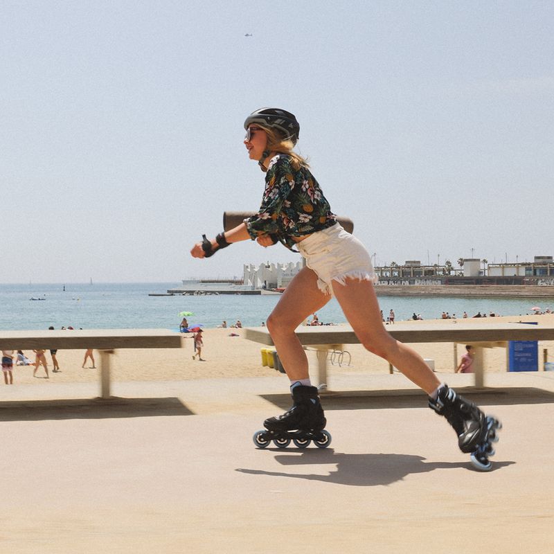 Rolki damskie Rollerblade Macroblade 84 BOA W black/powder blue 14