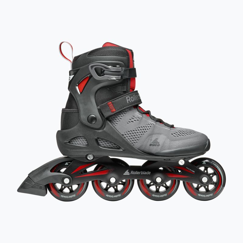 Rolki męskie Rollerblade Macroblade 84 dark grey/red 9