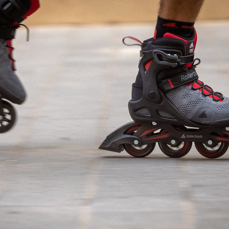 Rolki męskie Rollerblade Macroblade 84 dark grey/red 16