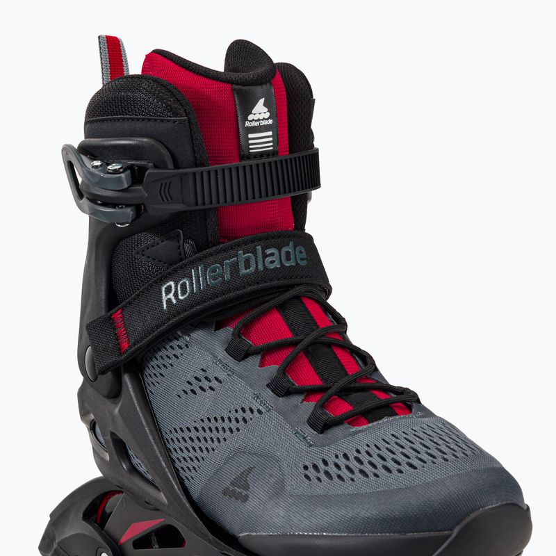 Rolki męskie Rollerblade Macroblade 84 dark grey/red 5