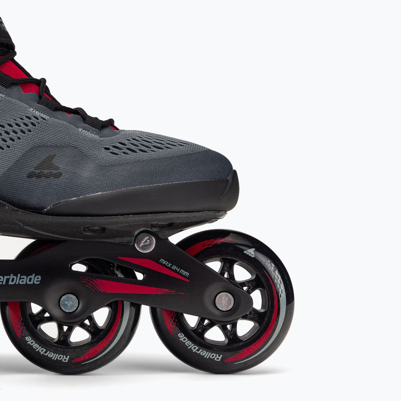 Rolki męskie Rollerblade Macroblade 84 dark grey/red 6