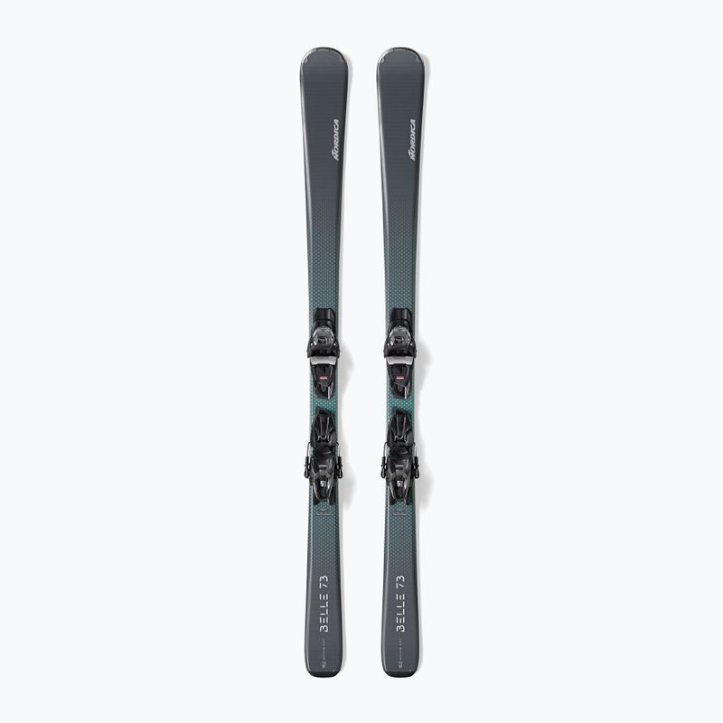 Narty zjazdowe damskie Nordica Belle 73 + wiązania TP2 COMP10 FDT grey/aqua