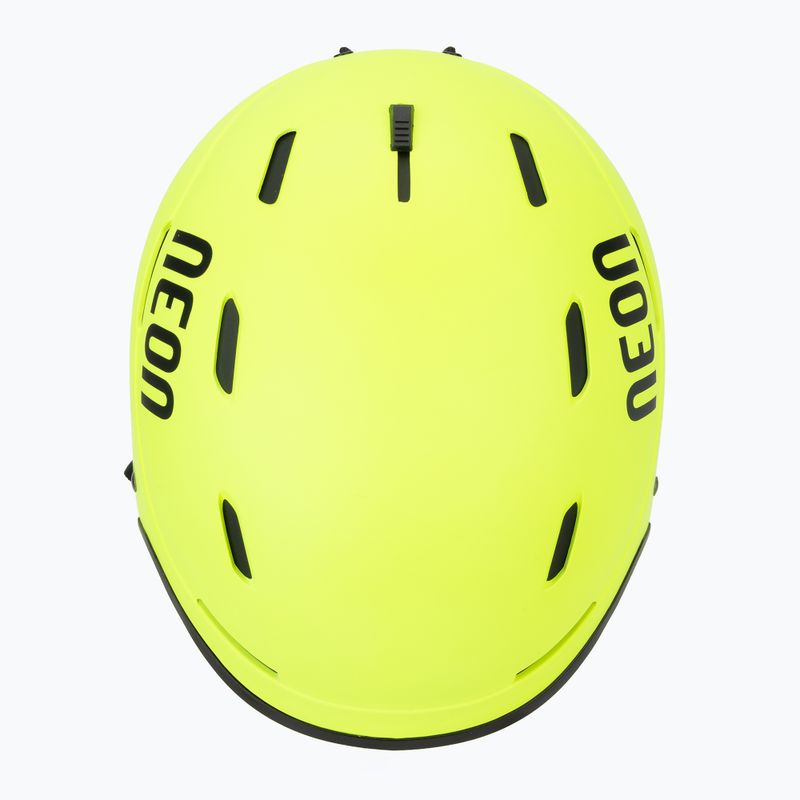 Kask narciarski Neon Alpha yellow/black 6