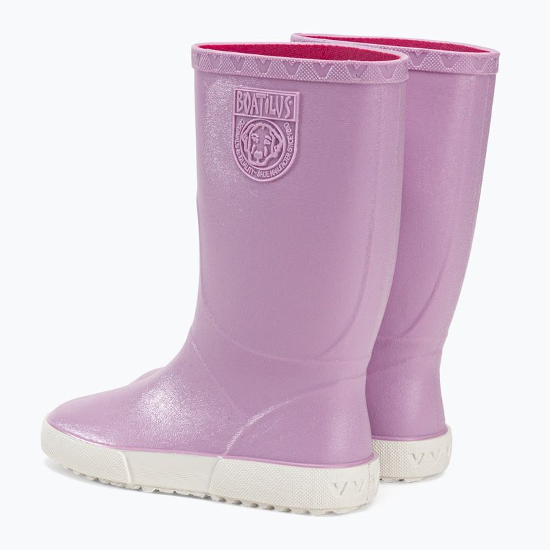 Kalosze dziecięce BOATILUS Nautic Youth lilac/white 3