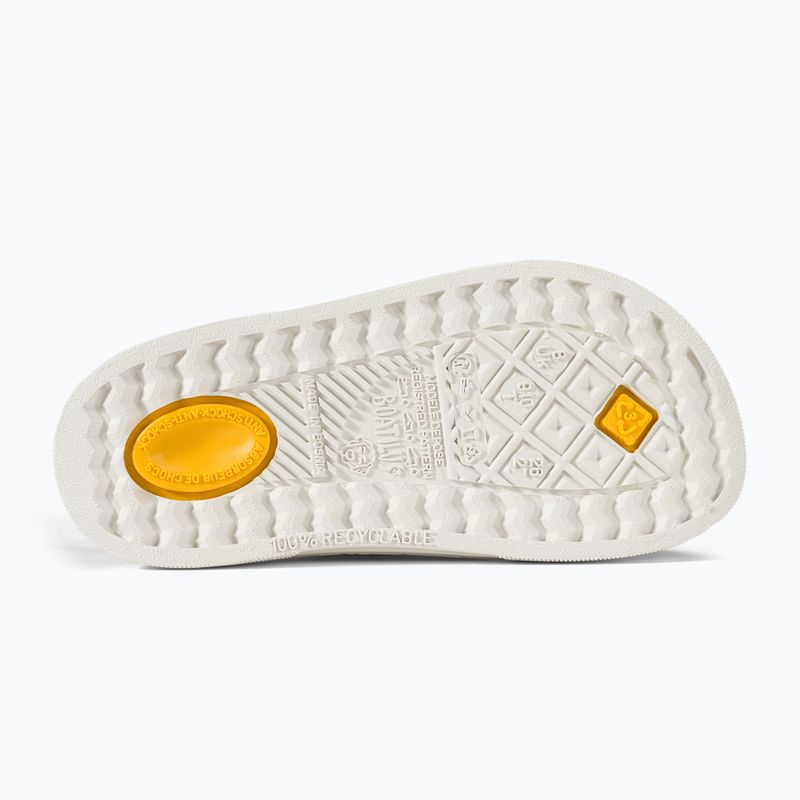 Sandały dziecięce BOATILUS Cloggy yellow/white 4