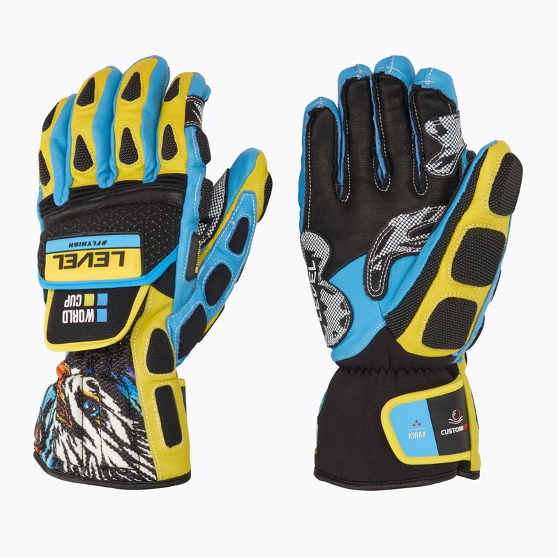 Rękawice narciarskie Level Worldcup CF yellow/blue