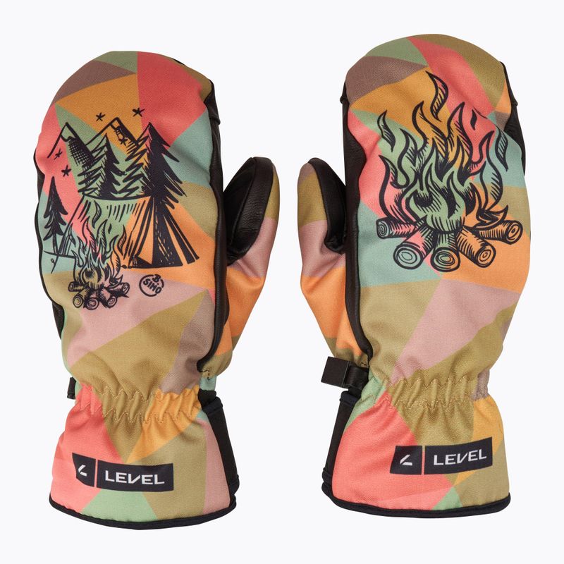 Rękawice narciarskie Level Vertigo Pro Mitt black/camo 2