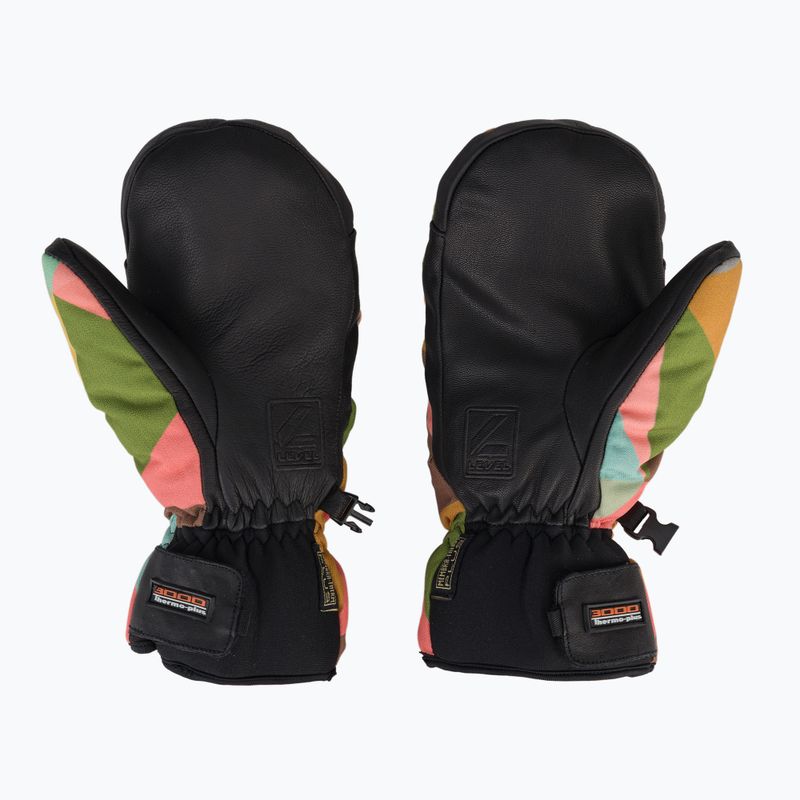Rękawice narciarskie dziecięce Level Vertigo Mitt Teen wood 3