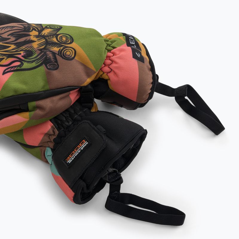 Rękawice narciarskie dziecięce Level Vertigo Mitt Teen wood 7