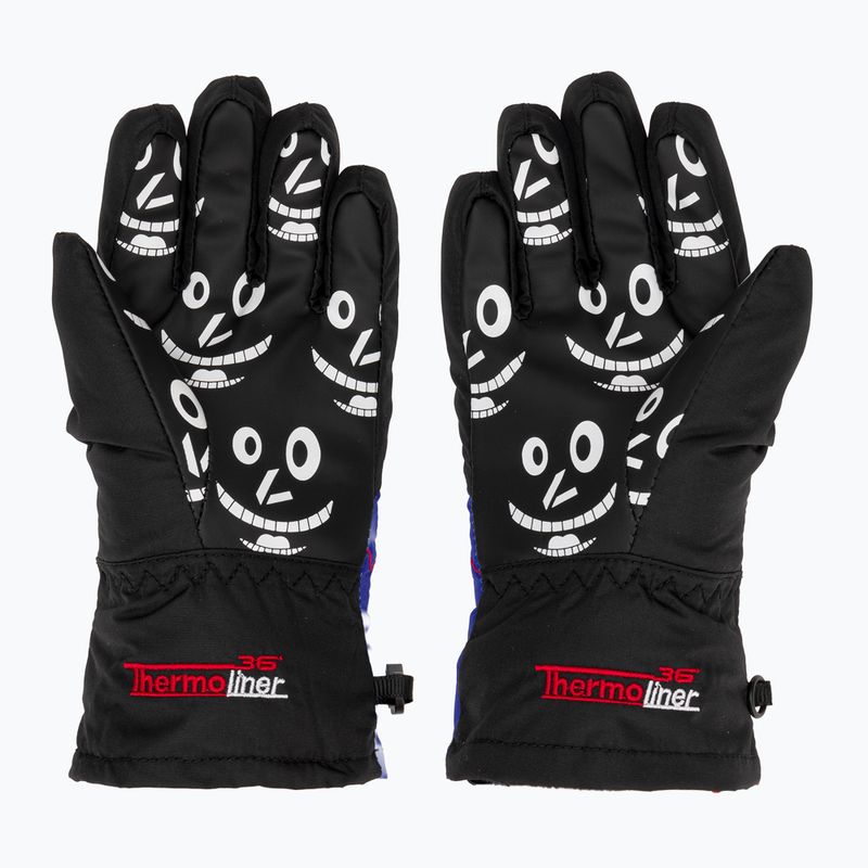 Rękawice narciarskie dziecięce Level Lucky yellow/blue 3