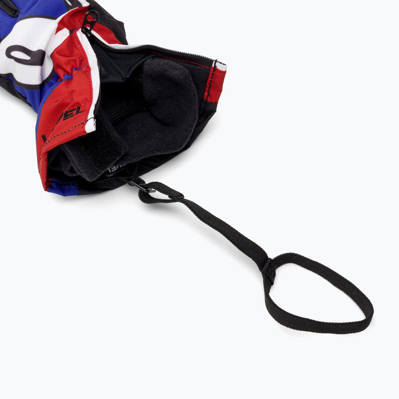 Rękawice narciarskie dziecięce Level Lucky yellow/blue 6