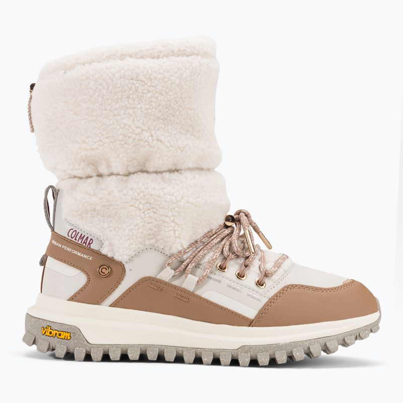 Śniegowce damskie Colmar Warmer Voyage tan brown/off white 2