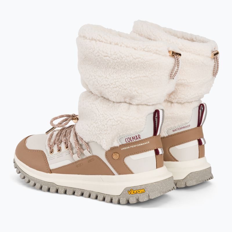 Śniegowce damskie Colmar Warmer Voyage tan brown/off white 3