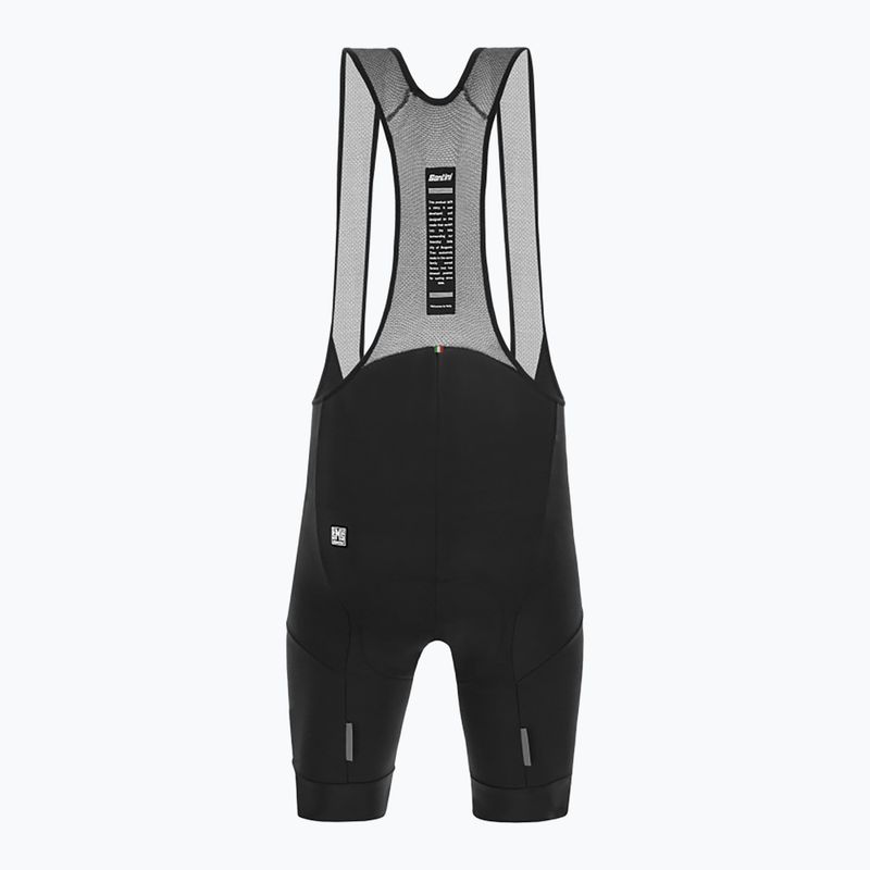 Spodenki rowerowe męskie Santini Karma Delta black 2