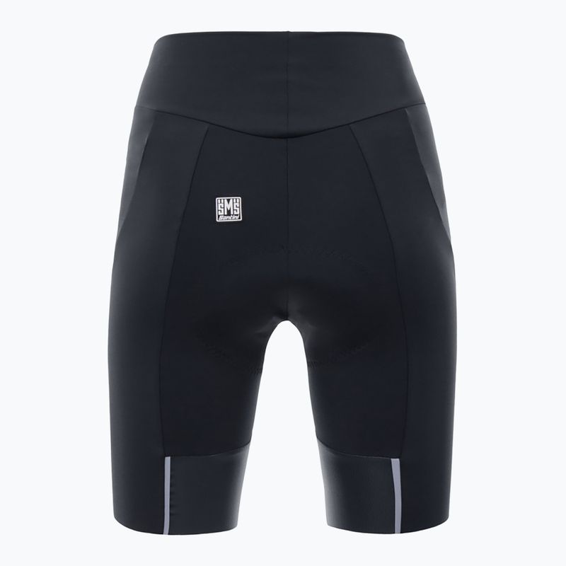 Spodenki rowerowe damskie Santini Alba black 2