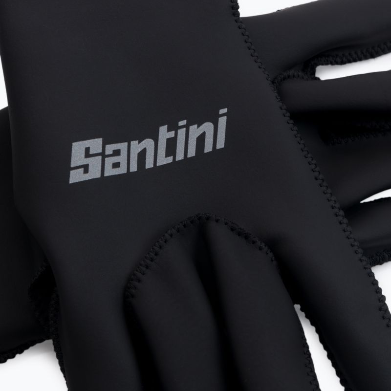 Rękawiczki rowerowe Santini Vega Xtreme black 4