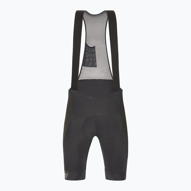 Spodenki rowerowe męskie Santini Impact Pro black