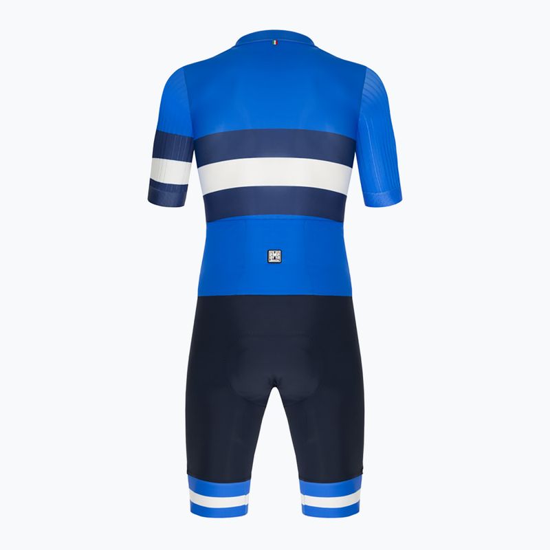 Kombinezon rowerowy męski Santini Viper Bengal nautica blue 2