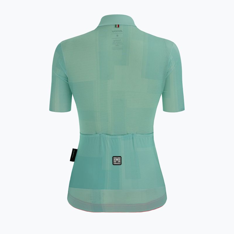 Koszulka rowerowa damska Santini Delta Kinetic aqua 2