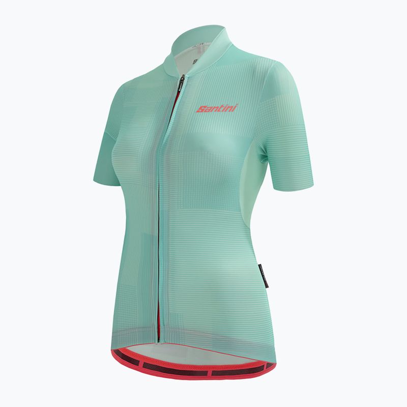 Koszulka rowerowa damska Santini Delta Kinetic aqua 3