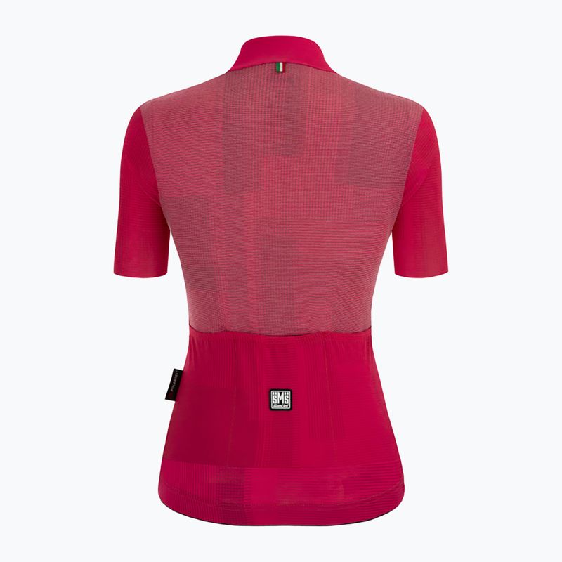 Koszulka rowerowa damska Santini Delta Kinetic raspberry 2