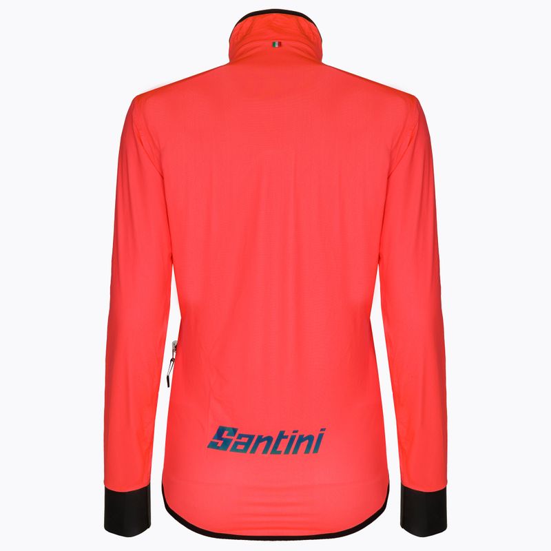 Kurtka rowerowa damska Santini Guard Nimbus orange 2