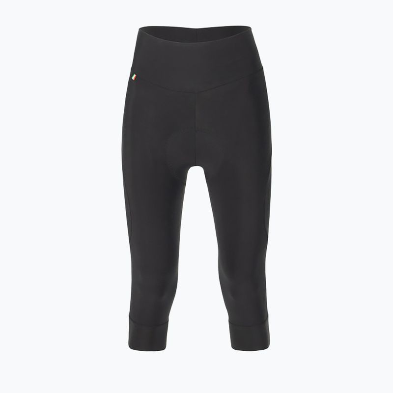 Spodenki rowerowe damskie Santini Alba 3/4 black