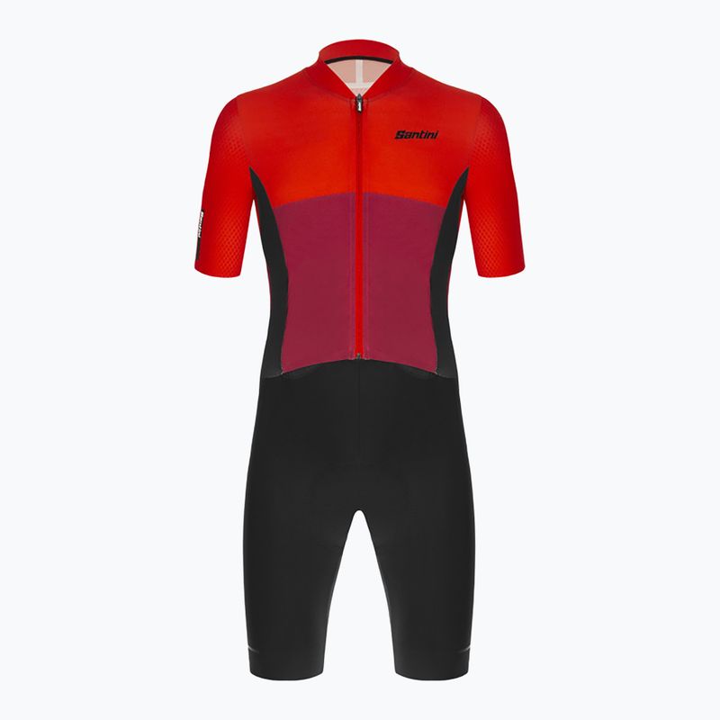 Kombinezon rowerowy męski Santini Redux Istinto black