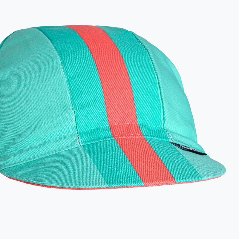 Czapka z daszkiem rowerowa Santini Bengal aqua 5