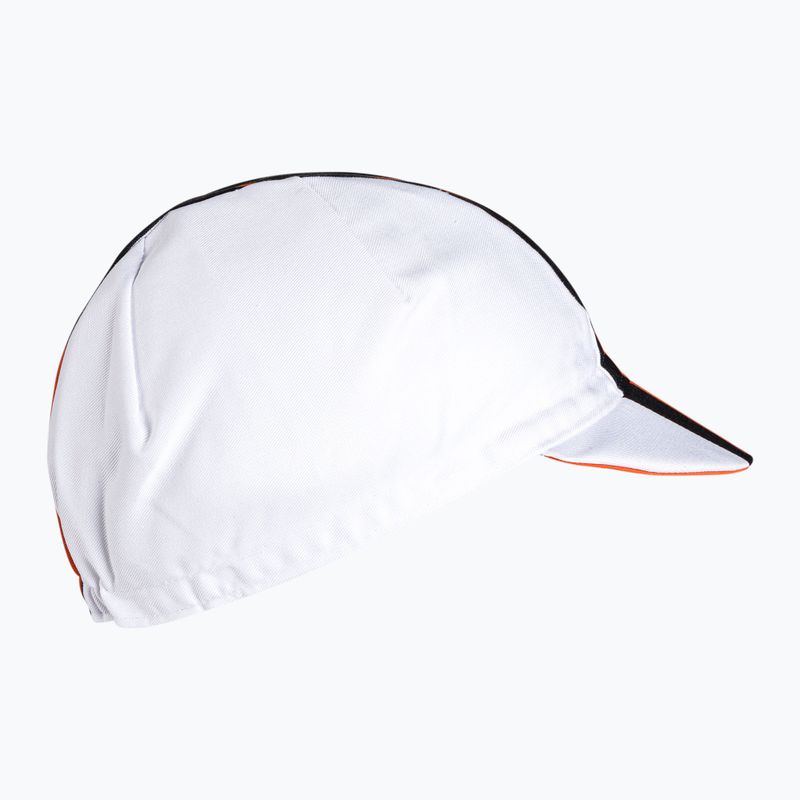 Czapka z daszkiem rowerowa Santini Bengal white 3
