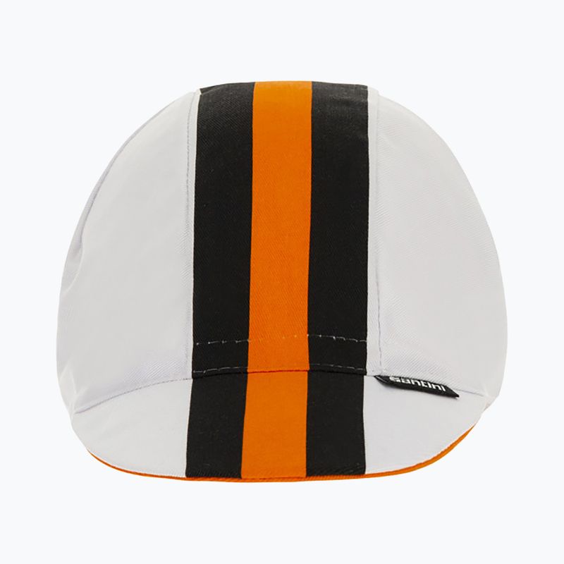 Czapka z daszkiem rowerowa Santini Bengal white 8