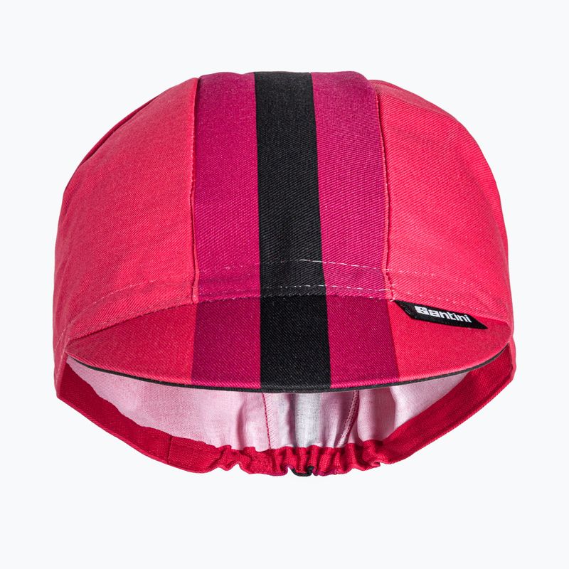 Czapka z daszkiem rowerowa Santini Bengal red 2