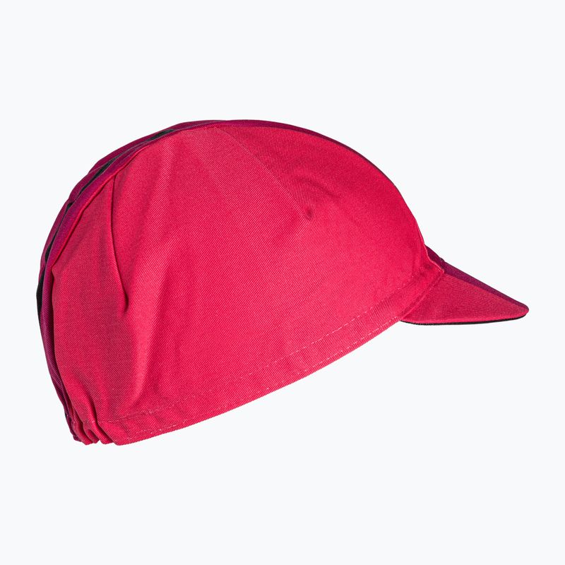 Czapka z daszkiem rowerowa Santini Bengal red 3
