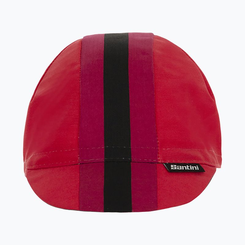 Czapka z daszkiem rowerowa Santini Bengal red 8