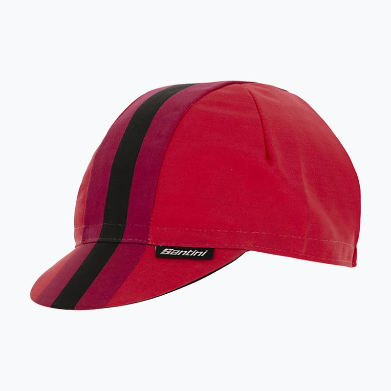 Czapka z daszkiem rowerowa Santini Bengal red 10