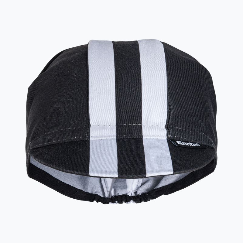 Czapka z daszkiem rowerowa Santini Bengal black 2