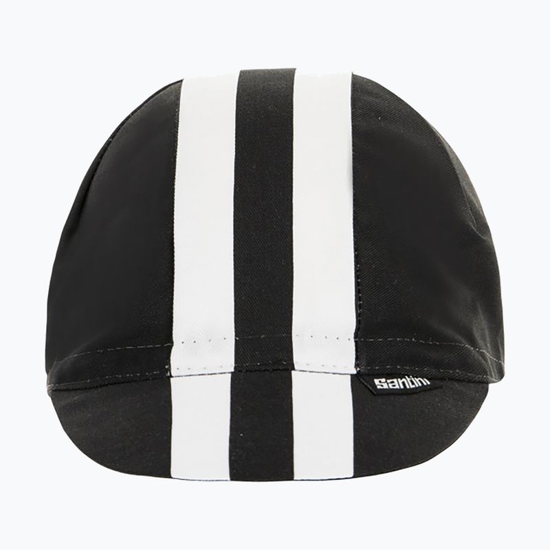 Czapka z daszkiem rowerowa Santini Bengal black 7
