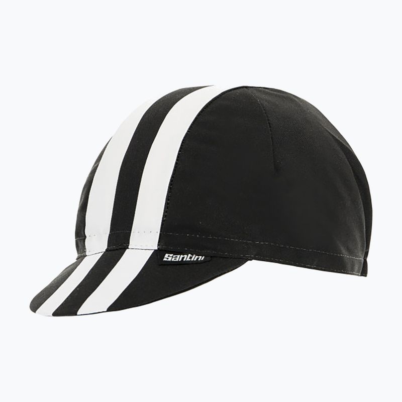 Czapka z daszkiem rowerowa Santini Bengal black 9